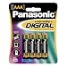 Panasonic Digital Alkaline AAA Batteries (LR03GA12B) (LR-03GA12B)
