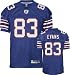 Lee Evans Jersey: Reebok Authentic Blue #83 Buffalo Bills Jersey
