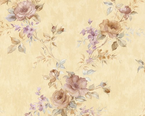 A.S. Cr&eacute;ation 6757-12 Tapete, florales Muster, beige