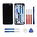 LCD Screen Compatible with BlackBerry DTEK50 STH100-1 Touch Digitizer Assembly + Frame with Repair Tools kit (Black)