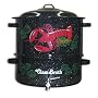 Granite Ware 3-Piece 19-Quart Decorated Clam and Lobster Steamer with faucet