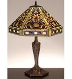 23.5H Tiffany Elizabethan Table Lamp Table Lamps