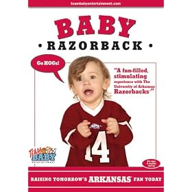 Baby Razorback Raising Tomorrow's Arkansas Fan Today by