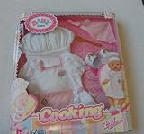 Zapf Creation Baby Born Chef - Cooking Girl Fashion fits doll 43cm -17" inch - the box is no in mint condition