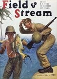 FIELD & STREAM: August 1943, Art Poster by Arthur Davenport Fuller / FIELD & STREAM Magazine, size 11