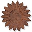 Sunset Vista Designs Cast Iron Sunflower Stepping Stone, 12-Inch Diameter