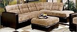 Hermosa Beach Microfiber Right Arm Facing Sectional Sofa by Coaster Furnitu ....