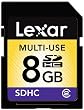 Lexar SDHC 8 GB Class 2 Flash Memory Card LSD8GBASBNA