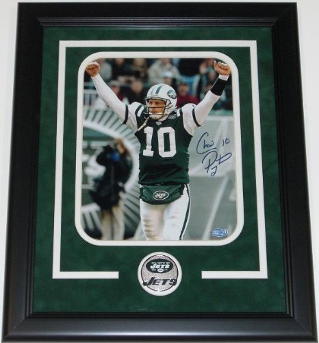Chad Pennington Autographed New York Jets 8x10 Photo - Custom Framed