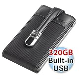 51ECn1MRR8L. SL160  ineo I NA206U, 2.5 Inch 320GB Portable External Hard Drive, Western Digital SATA 320GB Hard Drive WD3200BEVT included, Built in USB, Leather+Aluminum design, 1 Year Warranty