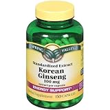 Spring Valley Energy Support Korean Ginseng 100 mg 150 ct