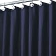 InterDesign York Shower Curtain, Navy