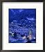 Innsbruck at Night, Austria Framed Photographic Poster Print by Walter Bibikow, 17x21