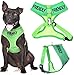 Friendly (Known as Friendly to All) Green Colour Coded Non-Pull Front and Back D Ring Padded and Waterproof Vest Dog Harness Prevents Accidents by Warning Others of Your Dog in Advance (M)