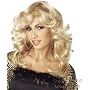 Women's 70's Style Blonde Disco Wig