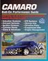 Camaro Bolt-On Performance Guide (S-A Design)