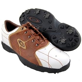 OAKLEY BOW TYE TWO Mens Wide White Golf Shoes by Oakley