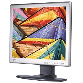 GNR 19" Black and Silver TFT LCD Monitor