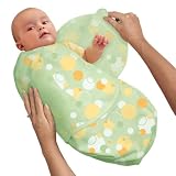 Kiddopotamus SwaddleMe Microfleece, Bubble Green, Small