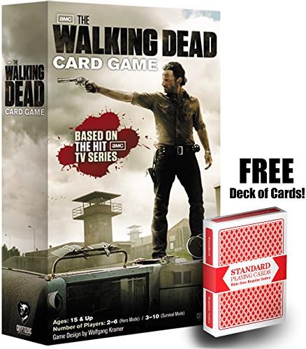 Walking Dead Card Game w/ Free Deck of Playing Cards