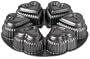 Wilton Dimensions 6-Cup Cast-Aluminum Mini-Hearts Pan