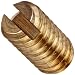 Brass Vee Jewel Assembly Rigid .250" Length , Angle 80 / 85 Degrees , Vee Depth .015" / .020" , #5-40 UNC-2 Thread