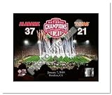 Alabama Crimson Tide NCAA Double Matted 8x10 Photograph 2009 National Championship Stadium Shot