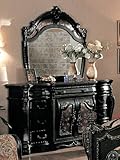 YT Furniture Capelle Dresser with Optional Mirror (Black)