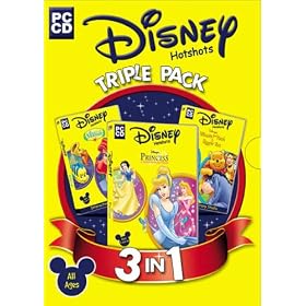 Disney Triple Pack (The Little Mermaid, Winnie the Pooh & Tigger Too, Princess Fashion Boutique)