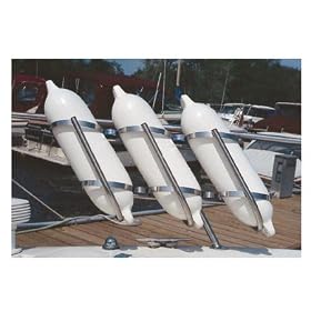 Taylor Made Products Stainless Steel Boat Fender Rack (9 to 11 Fenders, 3-Unit) by 