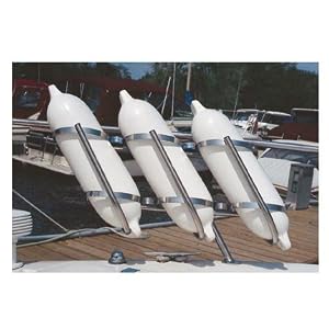 Taylor Made Products Stainless Steel Boat Fender Rack (9 to 11 Fenders, 3-Unit) by