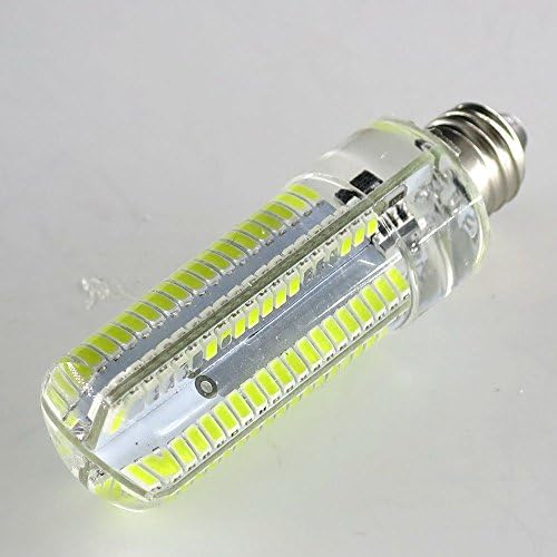 Honcaly® Lot of 10 pcs 110v 8w E11 Dimmable LED Light Chandelier Dimmable Bulb Halogen Replacement White 6000k Crystal Ceiling Lamp Light