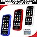 Silicone Skin 3 pc. Value Pack for your Nokia Xpress Music 5800 (Red, White, Blue) Bonus DBRoth Microfiber Cleaning Cloth Included