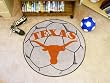 Texas Longhorns 29" Round Soccer Ball Floor Mat (Rug)