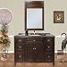 Wellington Single Sink Vanity - Marble Top 44"L with Mirror Bathroom Cabinet New