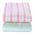 Enchanted Garden Woven 2-pc. Crib Sheet Set