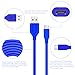 Micro USB Cable, Eversame [3-Pack] 6Ft 1.8M Plastic PVC USB2.0 A Male to Micro B Charger Cord For Android, Samsung Galaxy S6 Edge Plus/Note5/Note4, HTC One X/M9, LG Volt, and more (Orange Blue Yellow)