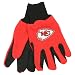 Kansas City Chiefs 2-Tone Jersey Gloves (One Size Fits Most Ages 13+) - Red / Black
