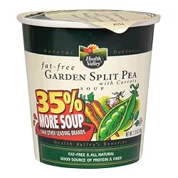 Health Valley Soup Cup, Garden Split Pea, 2.29-Ounce Cups (Pack of 12)