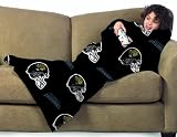 NFL Jacksonville Jaguars Youth Comfy Throw, Officially Licensed Blanket with Sleeves by Northwest