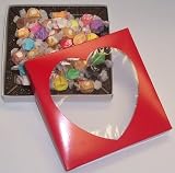 Gourmet Food : Scott's Cakes Assorted Nougat Salt Water Taffy 1 Pound Heart Box