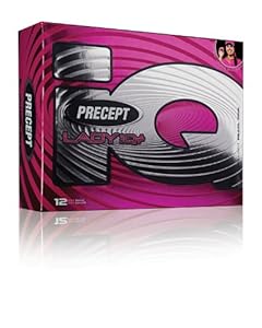Precept Lady IQ Plus Golf Ball, Pearl Pink,12 balls