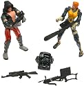 GI JOE AGENT SCARLETT VS ZARTAN + COMIC