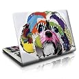 Izzy Design Skin Decal Sticker for Apple MacBook 13" (Black or White Polycarbonate)