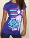 JUSTIN BIEBER SHIRTS - SEXY JUSTIN T-SHIRT - JUSTIN POSE SEXY PURPLE TEE!