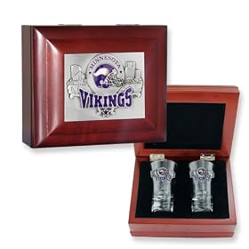 NFL Vikings Flared Team Shooters Collector Box