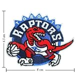 Toronto Raptors Logo Embroidered Iron on Patches Free Shipping From Thailand