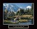Freedom Motivational Poster Rocky Mountain Colorado Stream Horse Back Inspirational Art Print