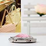 2pcs Handbag Hook Gorgeous Compact Crystal Hand Bag Hanger Folding Purse Holder