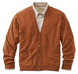 IMAGE OF Pure Cashmere Sweater, Orange, X Large